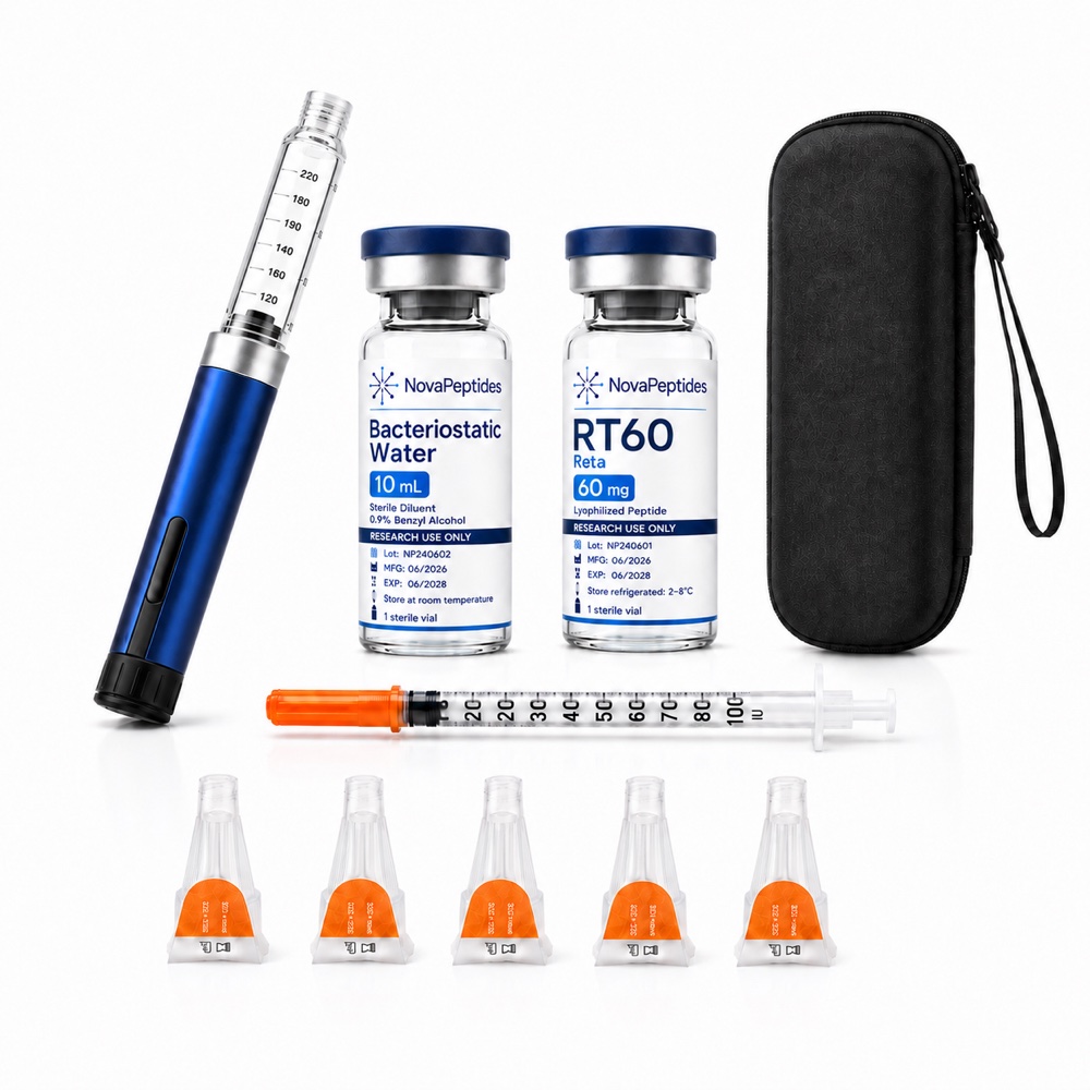 Retatrutide research kit from NovaPeptides